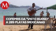 Cofepris informó que 289 de 290 playas mexicanas son aptas para uso recreativo