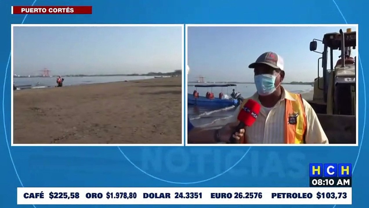 ¡No estaba muerto! Bien "fondeado" amanece turista en playa de Puerto Cortés
