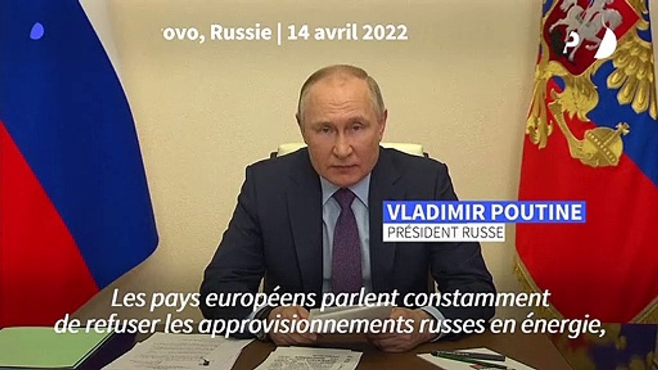 Poutine veut réorienter les exportations énergétiques russes de l'Europe vers l'Asie