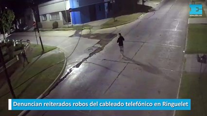 Denuncian reiterados robos del cableado telefónico en Ringuelet