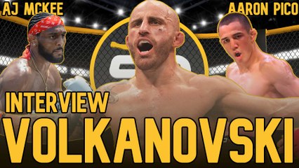 We Interviewed Alexander Volkanovski, AJ McKee, And Aaron Pico This Week (FULL VIDEO)