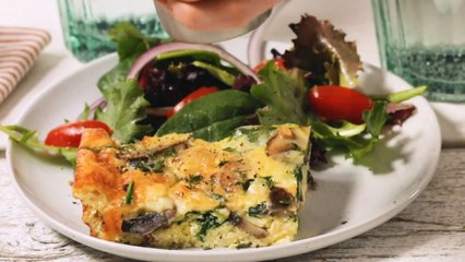 Spinach, Mushroom, and Egg Casserole Recipe