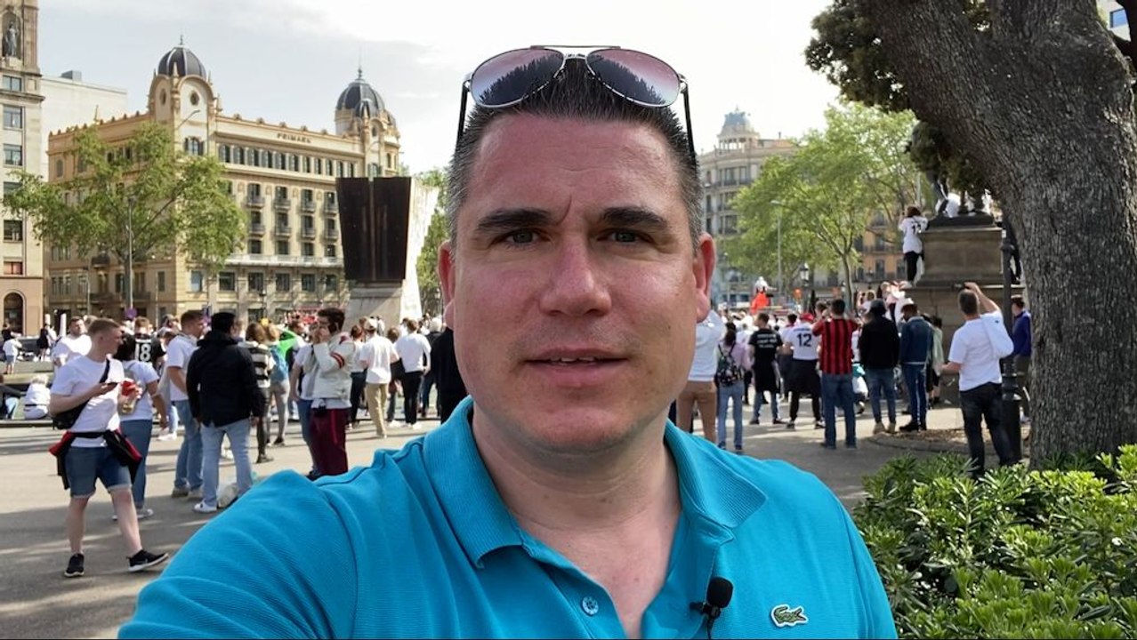 'Noch nie erlebt': kicker-Reporter über Frankfurt-Fans in Barcelona