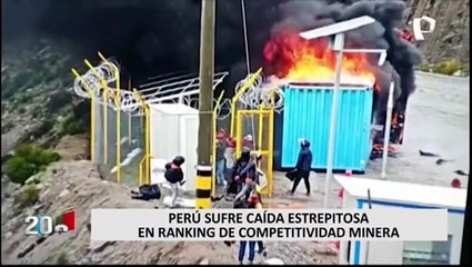 Perú sufre caída estrepitosa en ranking de competitividad minera