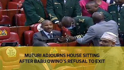 Muturi adjourns House sitting after Babu Owino's refusal to exit