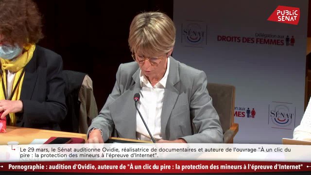 Dérives de l'industrie pornographique : la réalisatrice Ovidie auditionnée - En Séance au Sénat (13/04/2022)