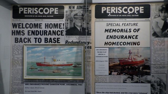 Chatham's Historic Dockyard marks the 40th anniversary of the Falklands War