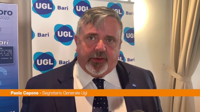 L'Ugl fa tappa a Bari, Capone: Fondamentale ascoltare il territorio