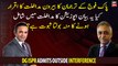 Is DG ISPR statement telling proof of the opposition's involvement in the intervention?