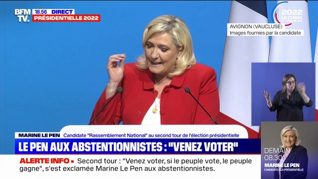 Marine Le Pen en appelle aux patriotes de droite, de gauche ou d'ailleurs : Notre seul parti, c'est la France