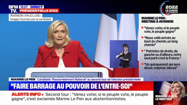 Marine Le Pen: Il est maintenant temps de remettre la France en ordre, nous le ferons en cinq ans