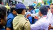 कांग्रेस के कई नेता पुलिस हिरासत में, ईश्वरप्पा के खिलाफ कर रहे थे प्रदर्शन