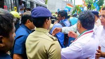 कांग्रेस के कई नेता पुलिस हिरासत में, ईश्वरप्पा के खिलाफ कर रहे थे प्रदर्शन