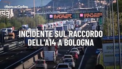 Incidente sul raccordo dell'A14 a Bologna