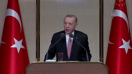 Cumhurbaşkanı Erdoğan: "İhracata dönük yatırımlara ilave yıllık yüzde 9'a varan faizle, TL cinsinden uzun vadeli finansman imkanı getiriyoruz"