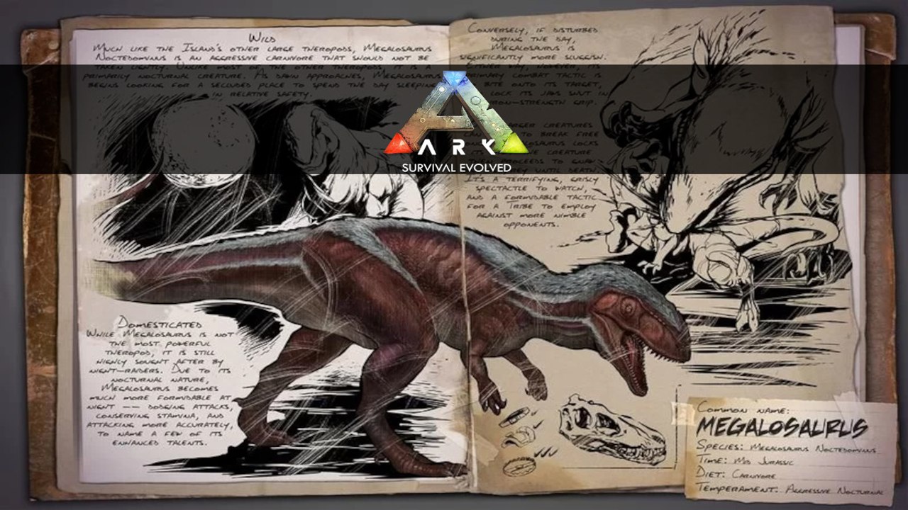 Megalosaure Ark : Comment l'apprivoiser, locali...