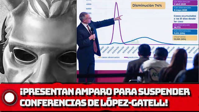 INCREIBLE ¡Presentan amparo para suspender conferencias del Dr. Gatell!