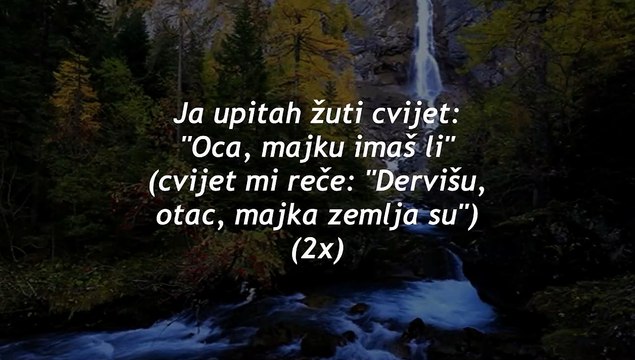 Ja upitah žuti cvijet - Bosanska ilahija (studijska matrica)