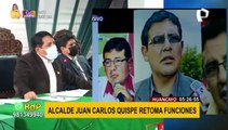 Huancayo: alcalde y presunto cabecilla de “Los Tiranos del Centro” sale en libertad y vuelve a su cargo