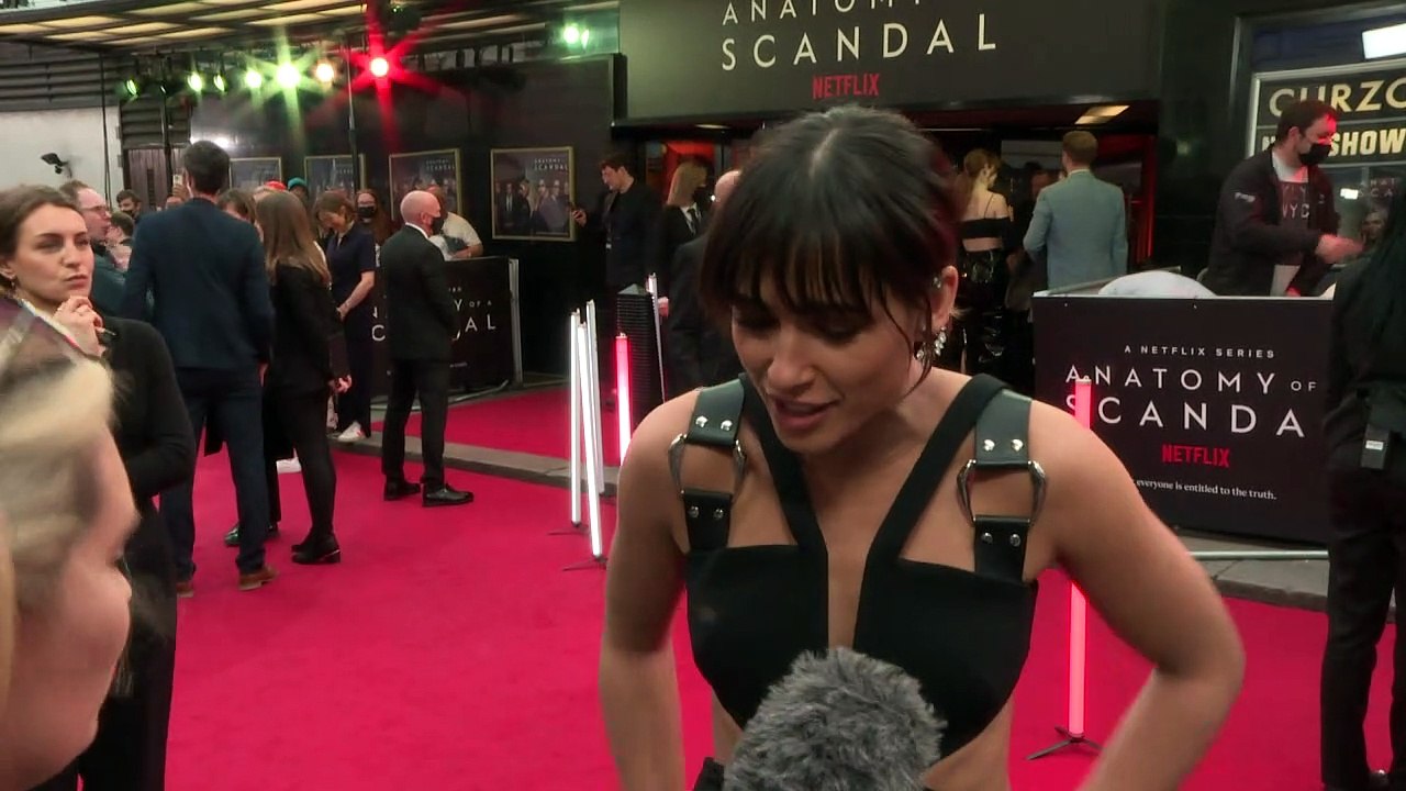 Naomi Scott talks long Anatomy of a Scandal night shoots