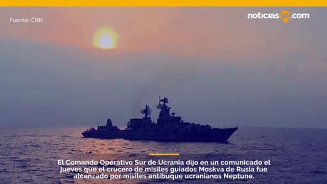 Crucero ruso Moskva alcanzado por misil antibuque Neptune: declaración de las fuerzas armadas de Ucrania