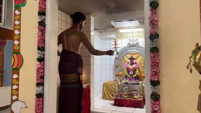 Vojens Nagapoosani Amman Temple#pooja#hindu temple Dänemark