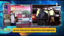 Violencia en Yerbateros: Pasajeros se agarran a golpes en terminal de buses para poder viajar