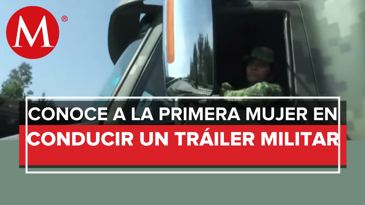 Primera mujer trailera militar