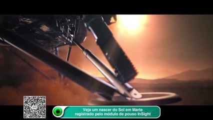 Veja um nascer do Sol em Marte registrado pelo módulo de pouso InSight