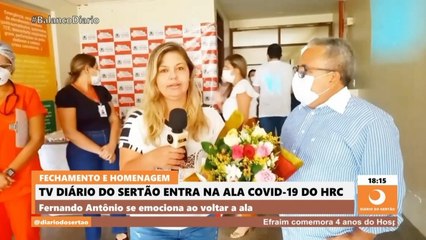 Profissionais que atuaram na Ala Covid-19 do HRC relembram emocionados a luta contra a doença