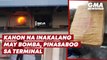 Kahon na inakalang may bomba, pinasabog sa terminal | GMA News Feed