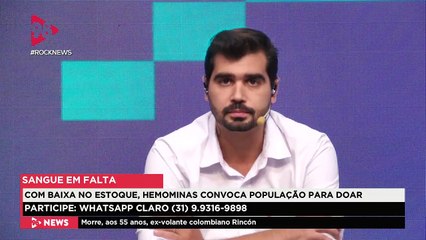 Rock News | Hemominas faz campanha para doadores de sangue