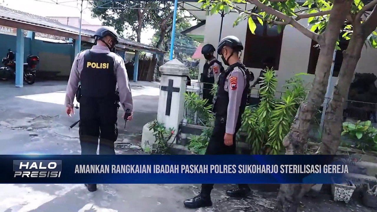 Pastikan Perayaan Paskah Berjalan Aman, Kapolres Sukoharjo Pantau Langsung Misa di Gereja Kristus Raja Solo Baru