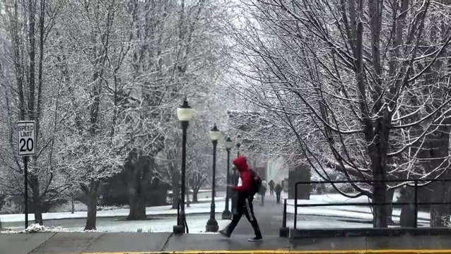 Storm hits the Pacific Northwest with both hail and snow