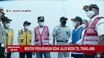 Menhub dan Kakorlantas Polri Cek Kesiapan Jalur Mudik Lebaran di Tol Jakarta-Cikampek