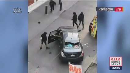 Maestra denuncia agresión de mujeres encapuchadas en CDMX