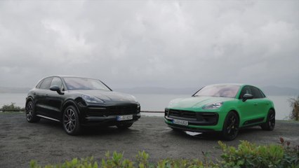 Video herunterladen: Porsche Cayenne GTS and Macan GTS Design Preview