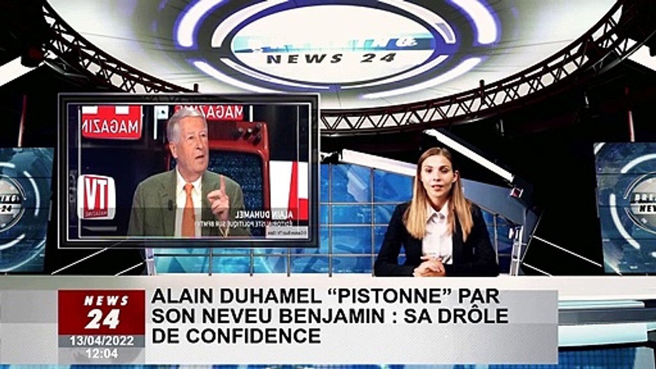 Alain Duhamel 'boosté' par son neveu Benjamin - sa drôle de confiance en lui