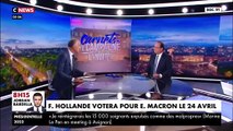 Regardez l'ancien président François Hollande appelle les Français à voter pour Emmanuel Macron au second tour : 