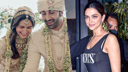 Télécharger la video: Deepika Padukone Comments On Ranbir Kapoor’s Wedding With Alia Bhatt