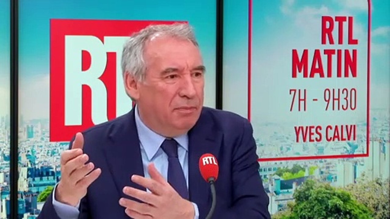François Bayrou est l'invité RTL de ce vendredi 15 avril