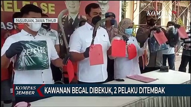 Lempar Polisi dengan Bom Ikan, 2 Begal Ditembak Polisi