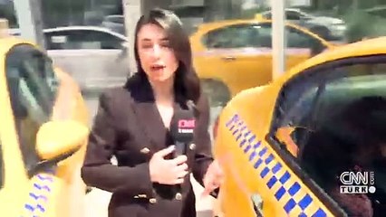 Taksici yolu beğenmedi, terör estirdi!