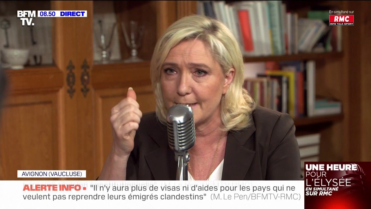 Marine Le Pen considère que "l'interdiction du voile est essentielle" et interdira "les uniformes islamistes"