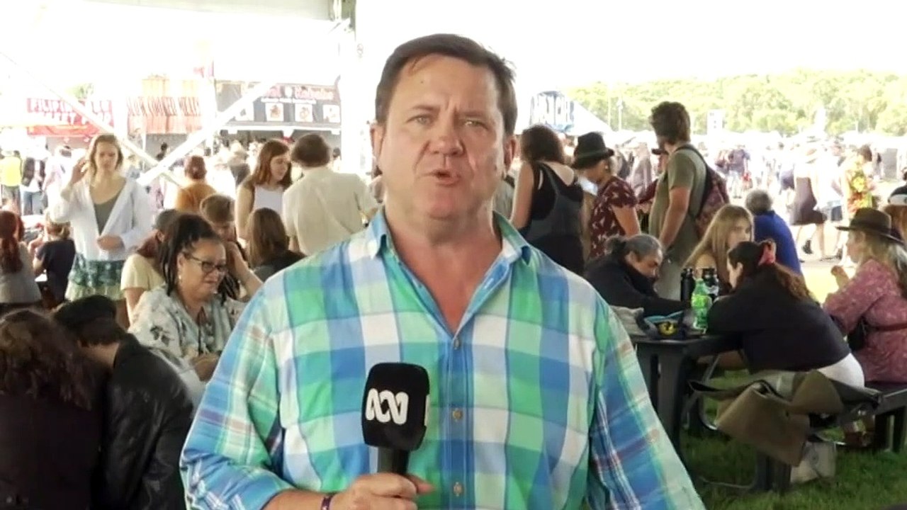 Locals celebrates the return of popular Byron Bay festival