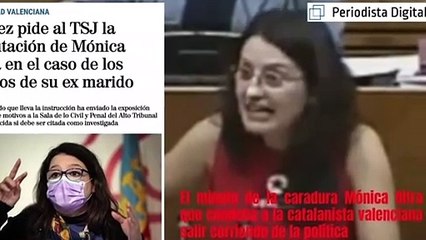 El minuto de la caradura Mónica Oltra que condena a la catalanista valenciana a salir corriendo de la política