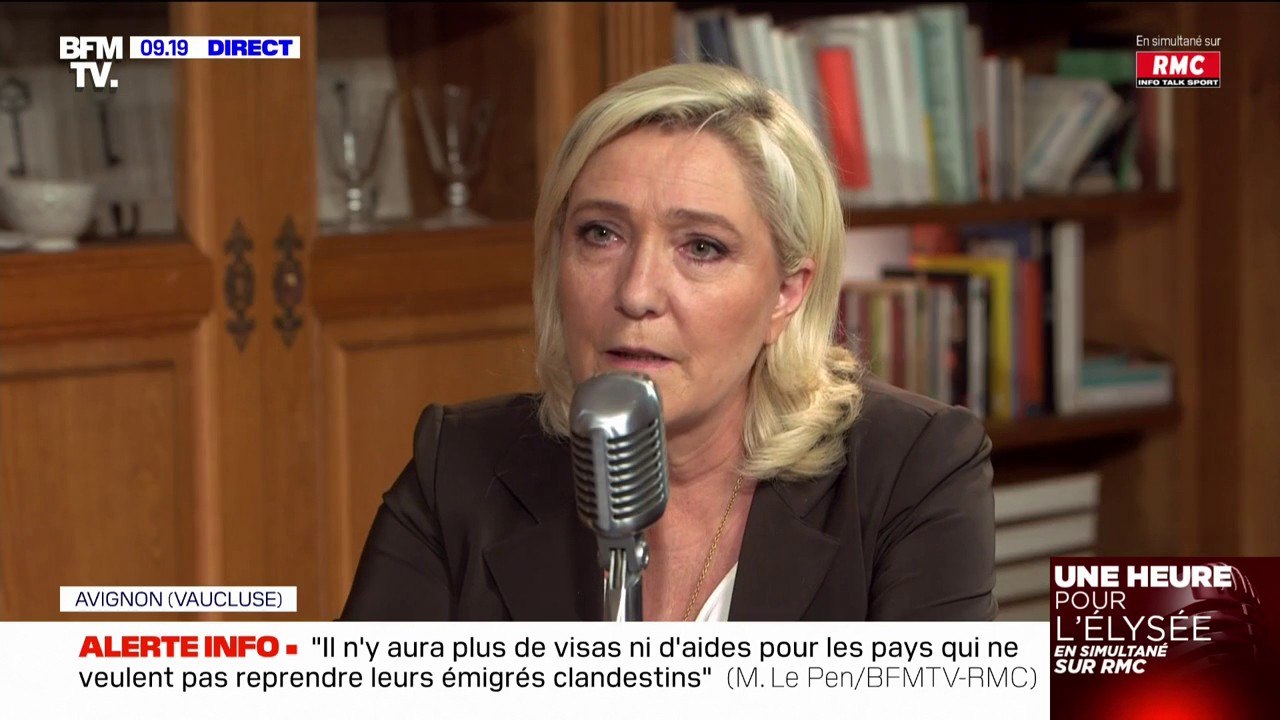 "Ça n'est plus mon problème": Marine Le Pen revient sur les désertions de Marion Maréchal et d'anciens membres du RN