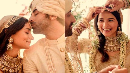 Alia Bhatt और Ranbir Kapoor का शादी के बाद का पहला Look आया सामने, खुश दिखा नया कपल | FilmiBeat