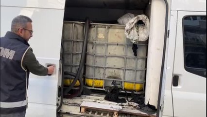 Kaçak akaryakıt üretiminde kullanılan 700 litre atık yağ ele geçirildi