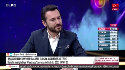 Uğur Arslan'la Ülke'de Sahur Vakti 14. Bölüm (15 Nisan 2022) - Turgay Aldemir